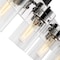 Nuvo Intersection 4-Light Vanity - Polished Nickel with Clear Glass 60/7634 - alternate 6